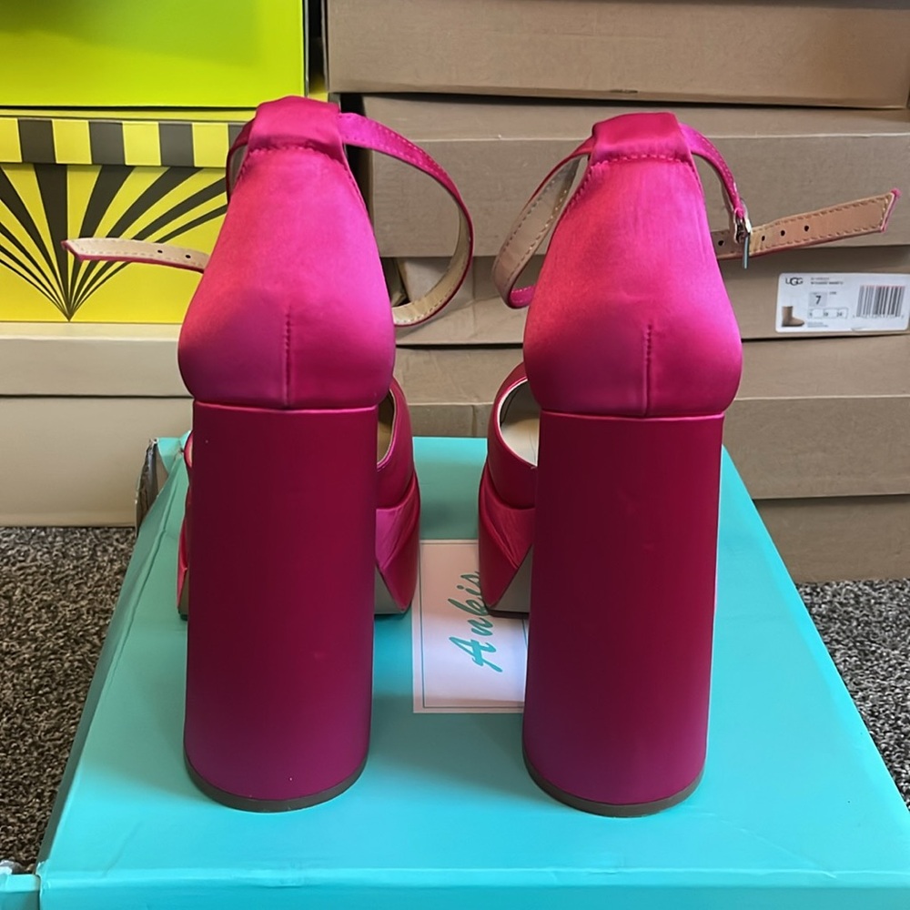 Pink Platform Heels - Picture 3 of 3